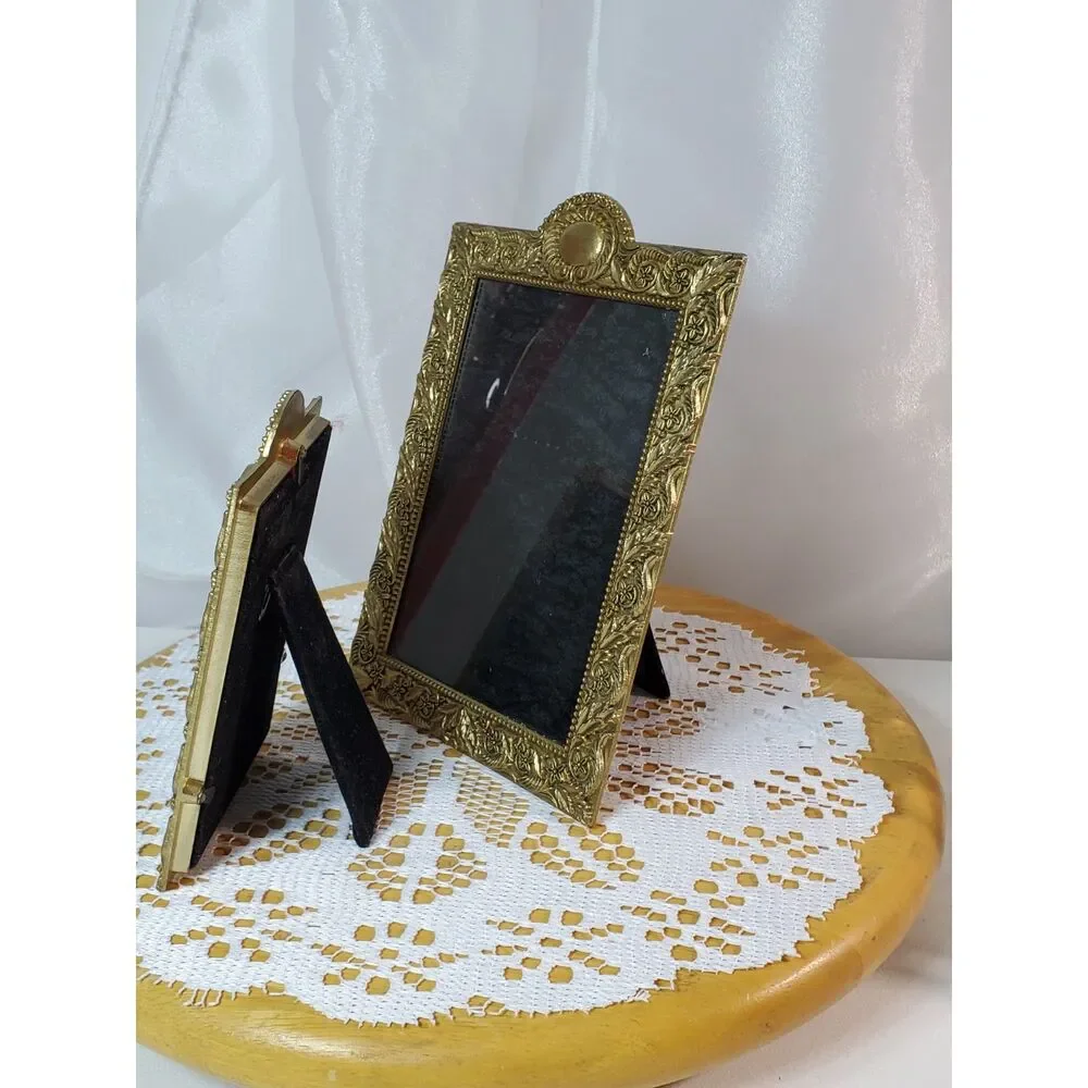 Vintage or Antique Style Ornate Gold Colored Picture Frames 2 in the set